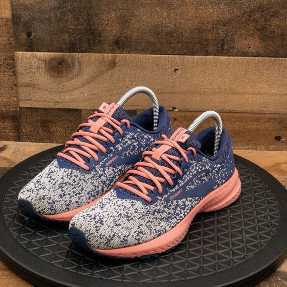 Brooks Shoes - BROOKS LAUNCH 6 WOMENS ATHLETIC SHOES RUNNING GYM PURPLE TRAINERS LOW SIZE 7.5B